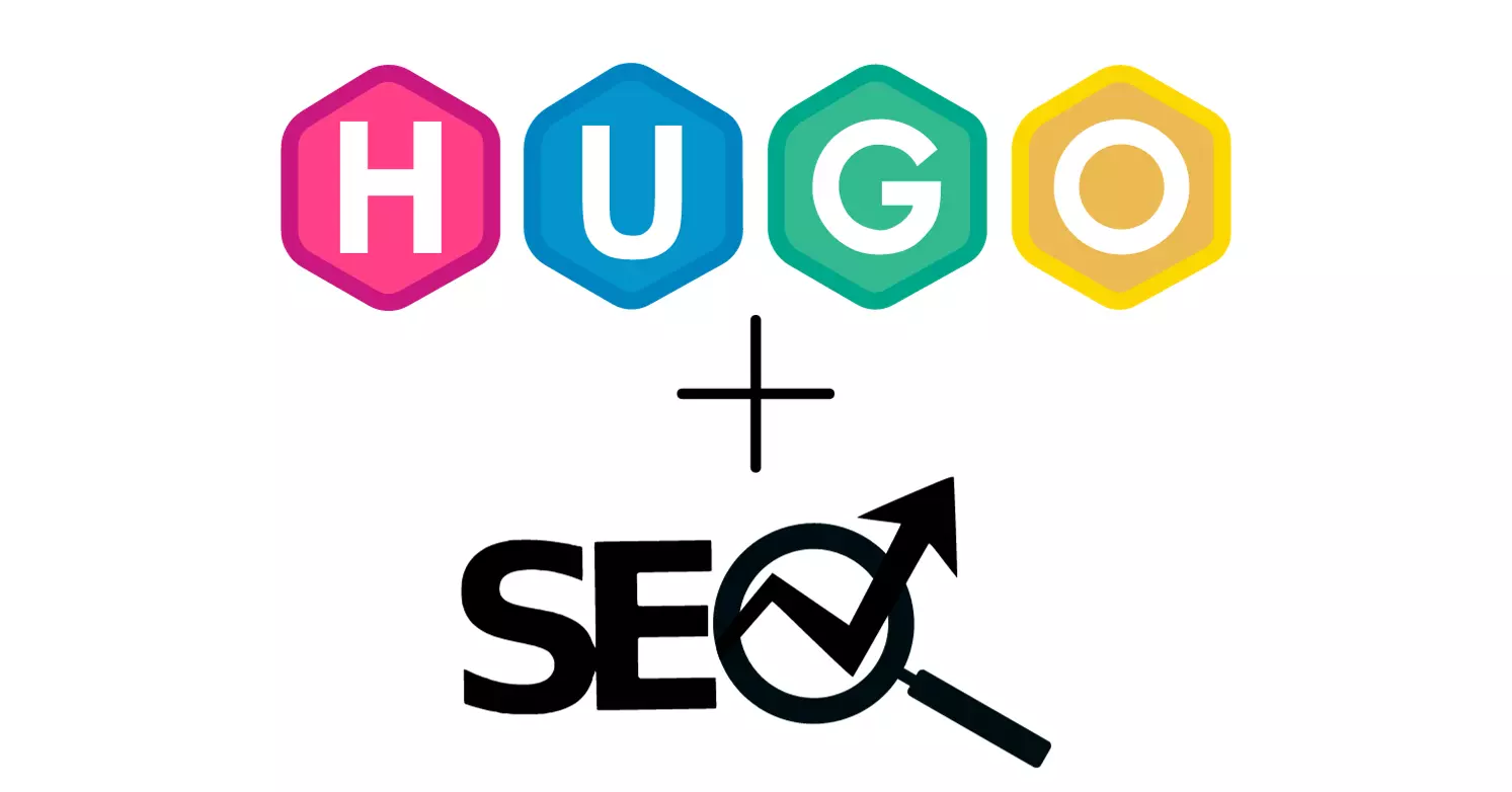 Image of a combination of the Hugo and SEO logo